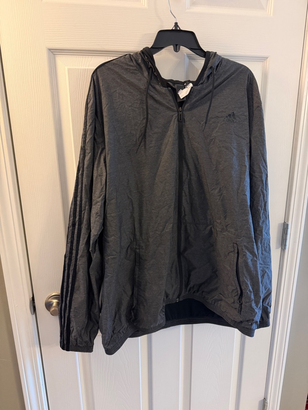 Adidas rain jacket zip up 2x